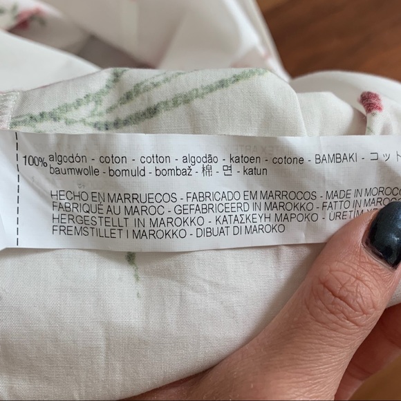 ZARA floral off the shoulder top - Picture 6 of 6